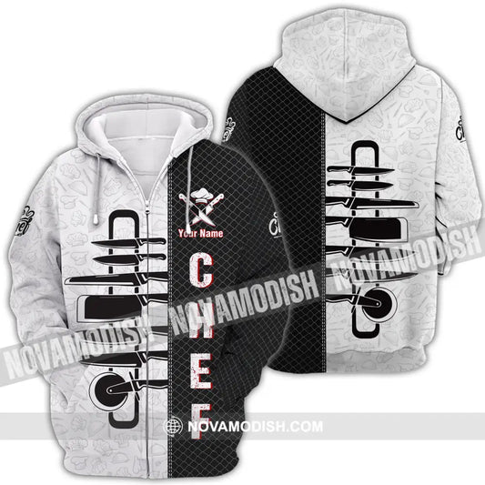 Unisex Shirt - Custom Name Shirt For Chef Zipper Hoodie / S T-shirt