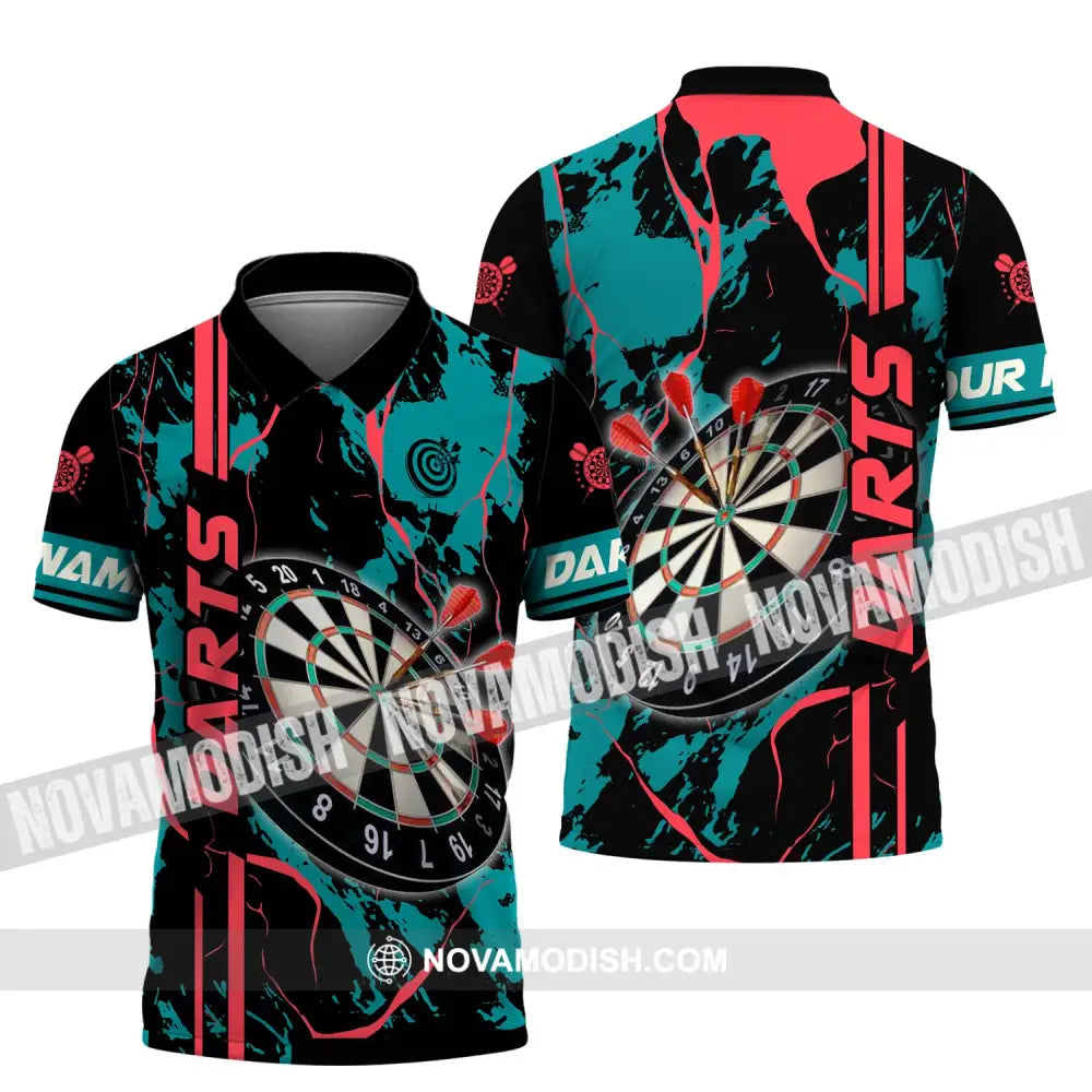 Unisex Shirt - Custom Name Shirt For Darts Lover Polo Shirt / S T-shirt