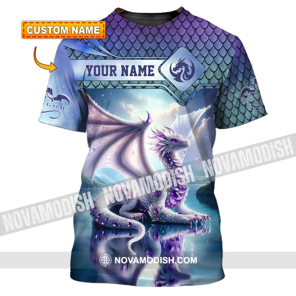 Unisex Shirt Custom Name For Dragon Lover T-Shirt Hoodie Long Sleeve T-Shirt