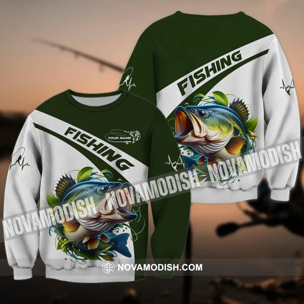 Unisex Shirt - Custom Name Shirt For Fisher Fishing Long Sleeve / S T-shirt