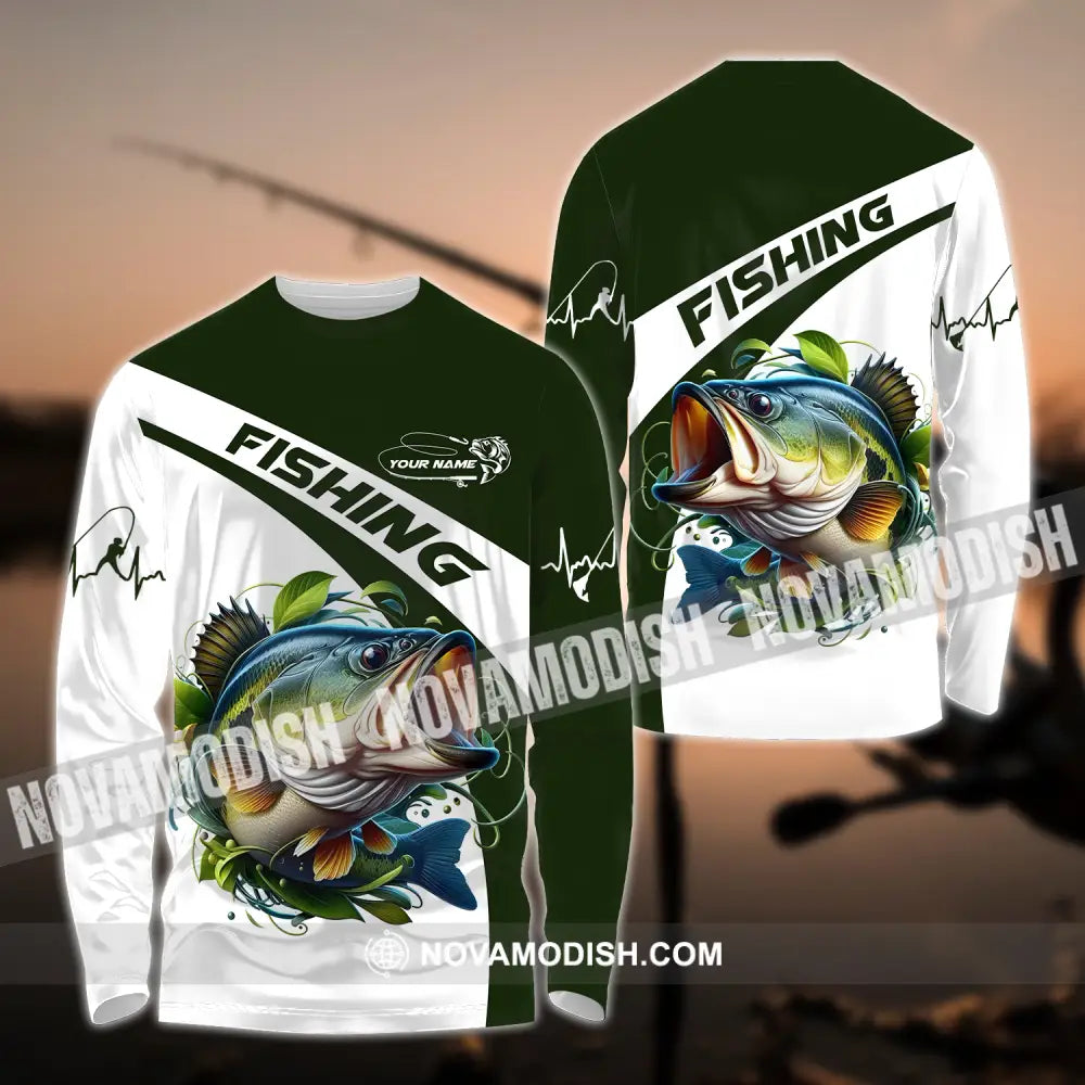Unisex Shirt - Custom Name Shirt For Fisher Fishing Long Sleeve Shirt / S T-shirt