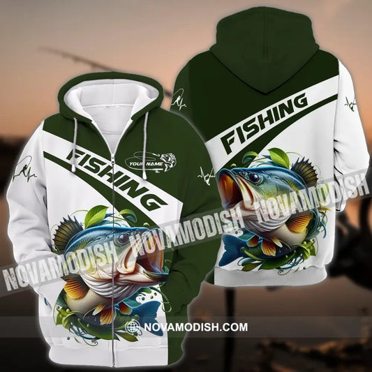 Unisex Shirt - Custom Name Shirt For Fisher Fishing Zipper Hoodie / S T-shirt