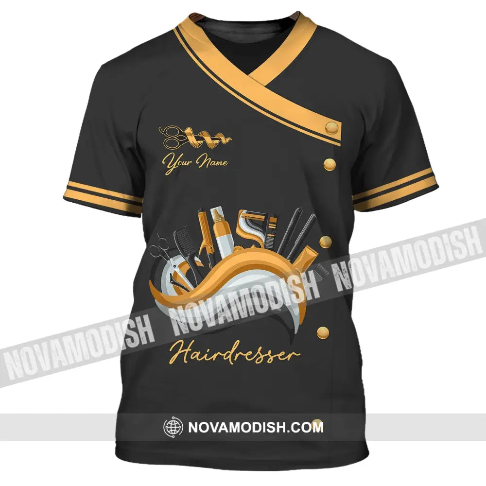 Unisex Shirt - Custom Name Shirt - Shirt For Hairdresser T-Shirt / S T-shirt