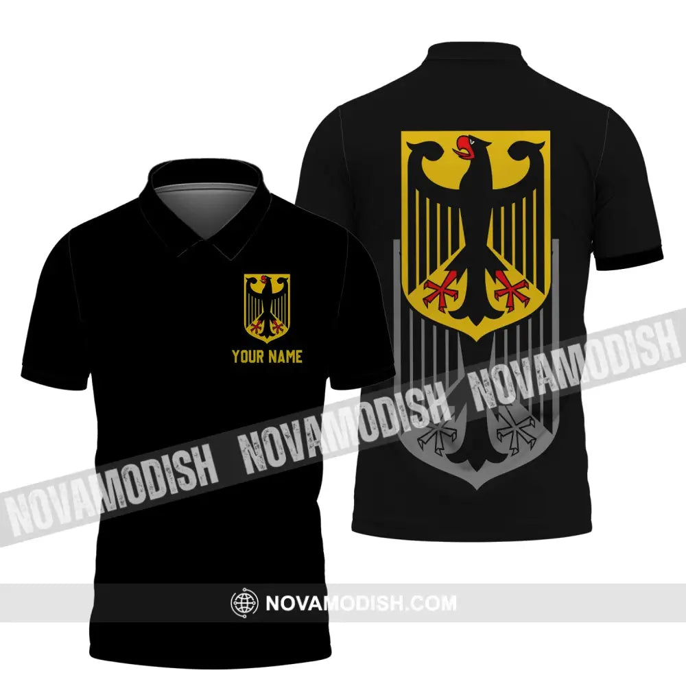 Unisex Shirt - Custom Name Shirt - Germany All Over Style Name Shirt Polo Shirt / S T-shirt