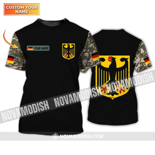 Unisex Shirt - Custom Name Shirt - Germany Army 3D Shirt T-shirt