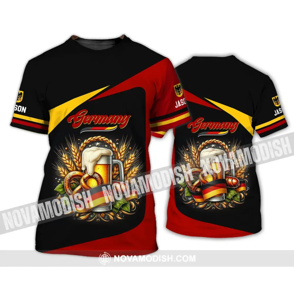 Unisex Shirt - Custom Name Shirt - Germany Beers Shirt T-Shirt / S T-shirt