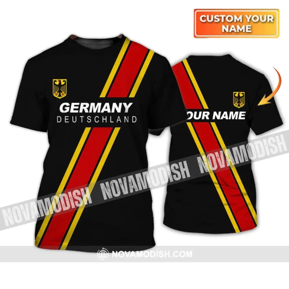 Unisex Shirt - Custom Name Shirt - Germany Deutschland Sport Style Name Shirt T-shirt