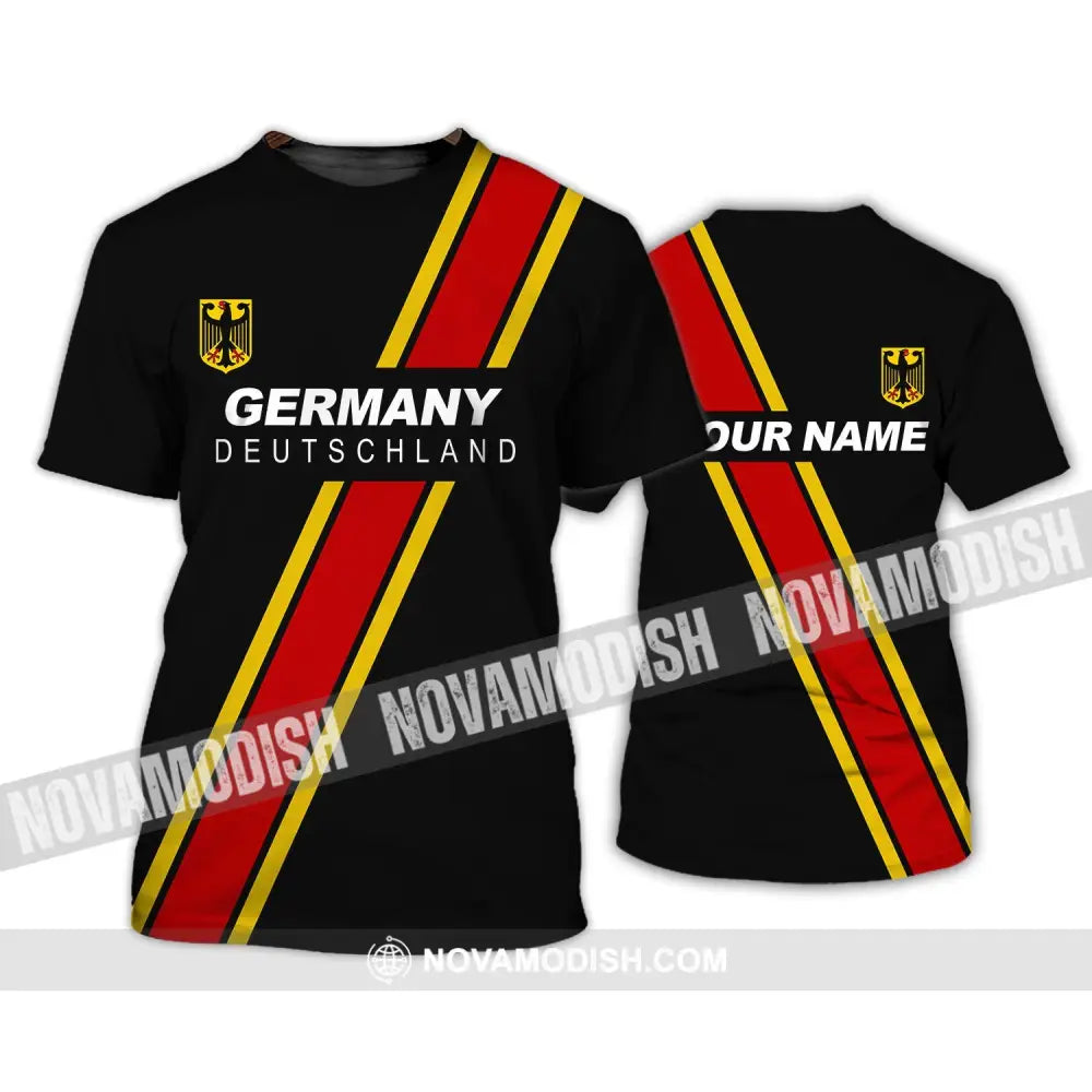 Unisex Shirt - Custom Name Shirt - Germany Deutschland Sport Style Name Shirt T-Shirt / S T-shirt