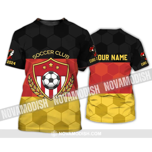 Unisex Shirt - Custom Name Shirt Germany Flag Color And Icon T-Shirt / S T-shirt