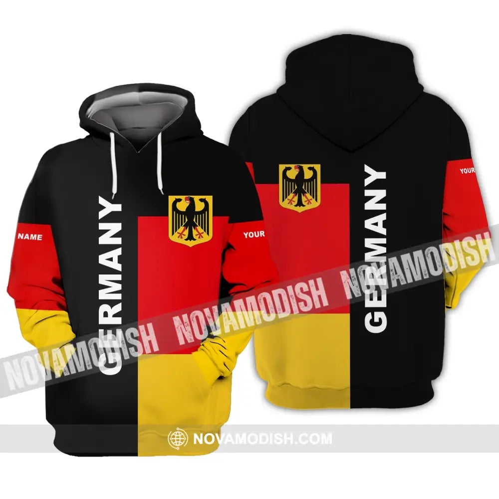 Unisex Shirt - Custom Name Shirt - Germany Flag Shirt Hoodie / S T-shirt