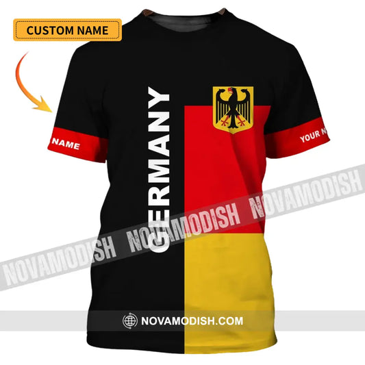 Unisex Shirt - Custom Name Shirt - Germany Flag Shirt T-shirt