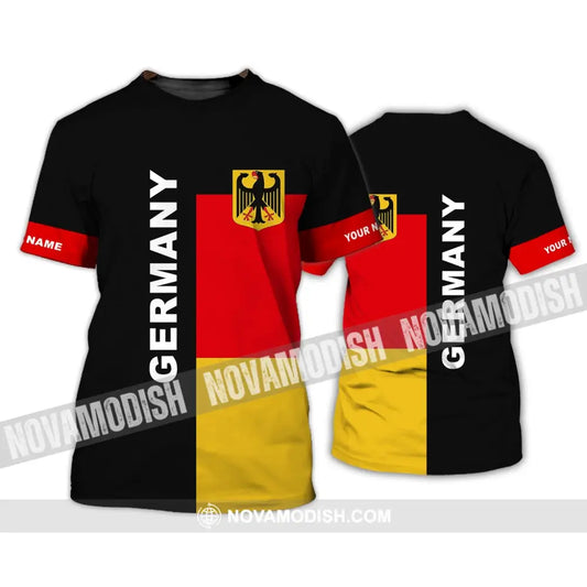 Unisex Shirt - Custom Name Shirt - Germany Flag Shirt T-Shirt / S T-shirt