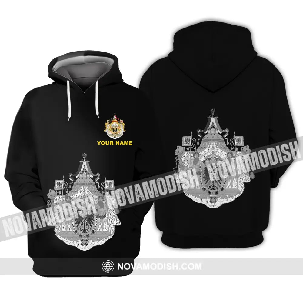Unisex Shirt - Custom Name Shirt - Germany Logo 3D Name Shirt Hoodie / S T-shirt