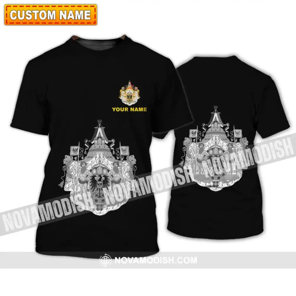 Unisex Shirt - Custom Name Shirt - Germany Logo 3D Name Shirt T-shirt