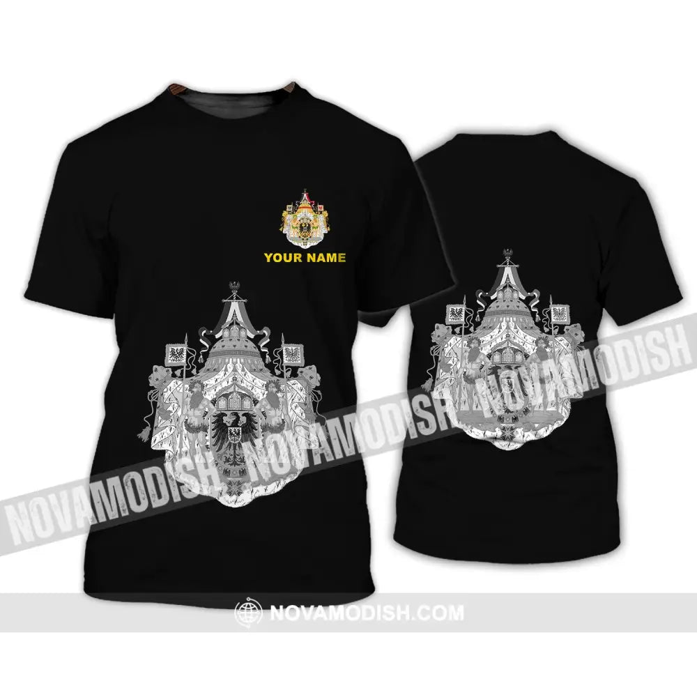 Unisex Shirt - Custom Name Shirt - Germany Logo 3D Name Shirt T-Shirt / S T-shirt