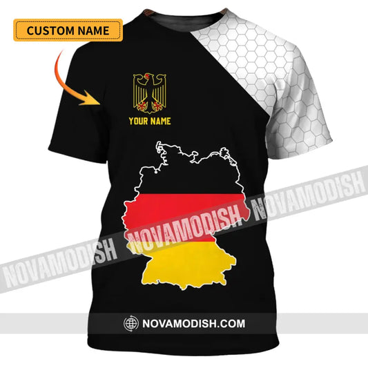 Unisex Shirt - Custom Name Shirt - Germany Map Version Shirt T-shirt