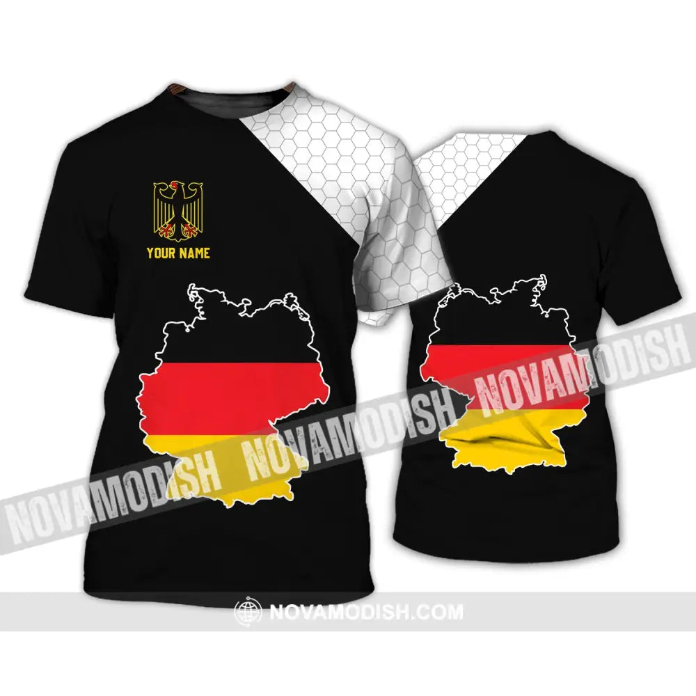 Unisex Shirt - Custom Name Shirt - Germany Map Version Shirt T-Shirt / S T-shirt