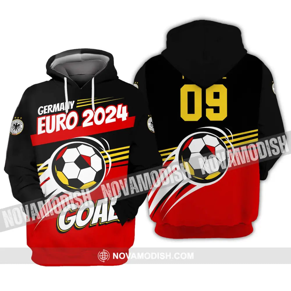 Unisex Shirt - Custom Name Shirt Germany National Team Euro 2024 Goal! Hoodie / S T-shirt