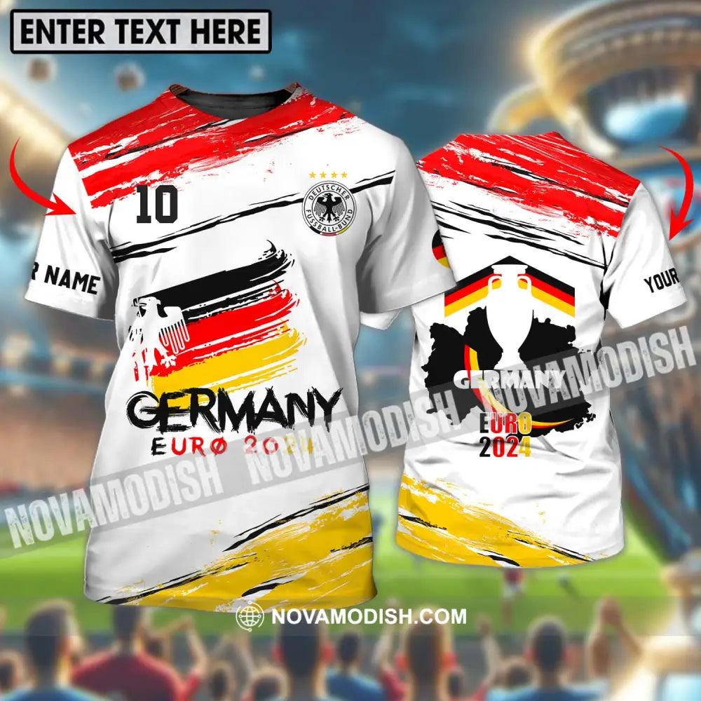 Unisex Shirt - Custom Name Shirt Germany National Team Euro 2024 Shirt T-shirt