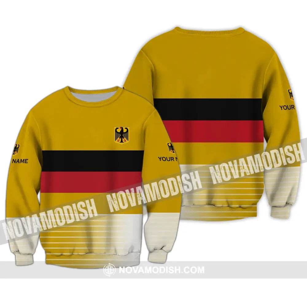 Unisex Shirt - Custom Name Shirt - Germany New Release Shirt Long Sleeve / S T-shirt