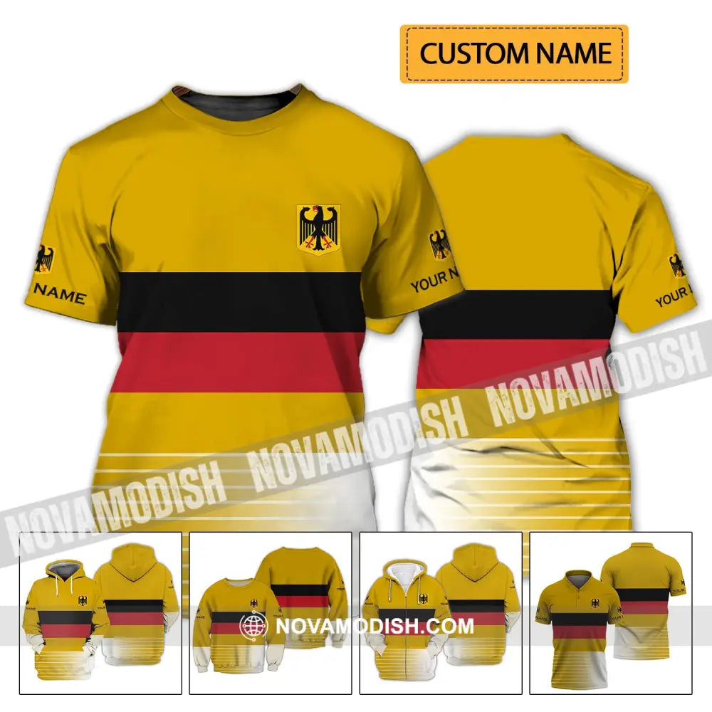 Unisex Shirt - Custom Name Shirt - Germany New Release Shirt T-shirt