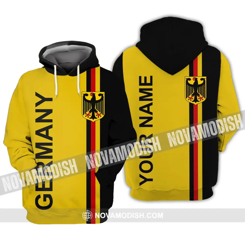 Unisex Shirt - Custom Name Shirt - Germany Straight All Over Style Name Shirt Hoodie / S T-shirt