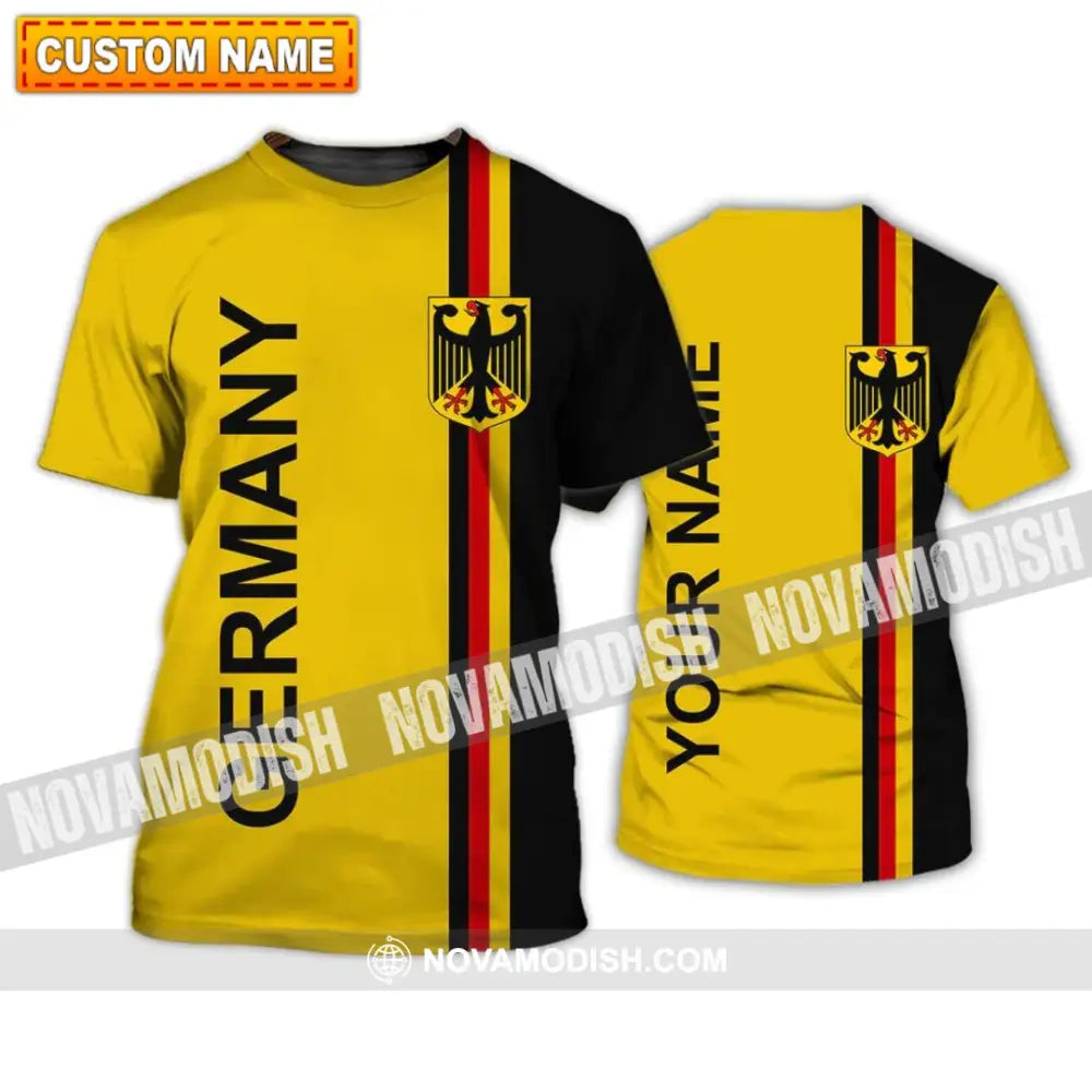 Unisex Shirt - Custom Name Shirt - Germany Straight All Over Style Name Shirt T-shirt