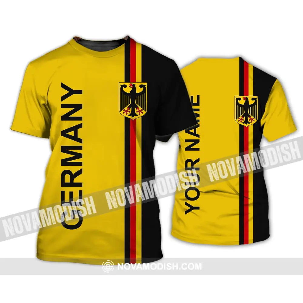 Unisex Shirt - Custom Name Shirt - Germany Straight All Over Style Name Shirt T-Shirt / S T-shirt