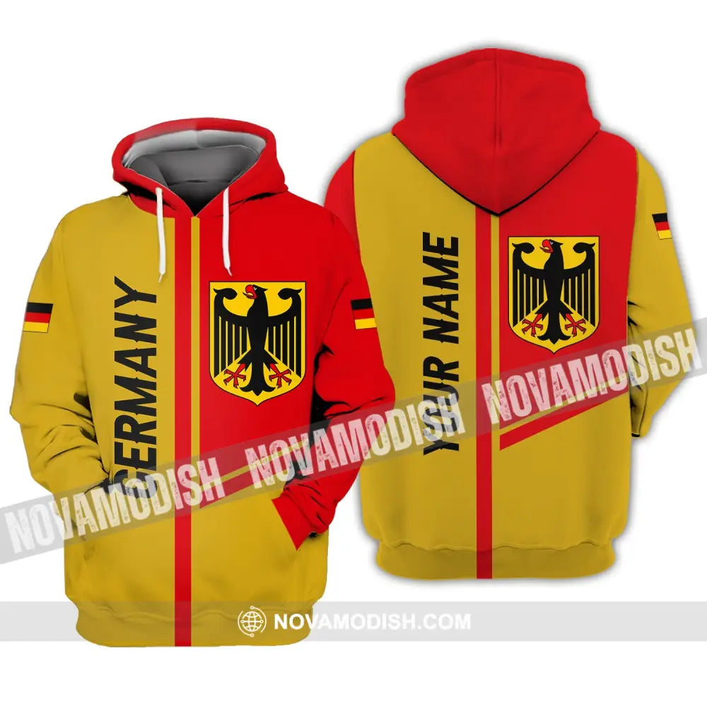 Unisex Shirt - Custom Name Shirt - Germany Style 3D Shirt Hoodie / S T-shirt