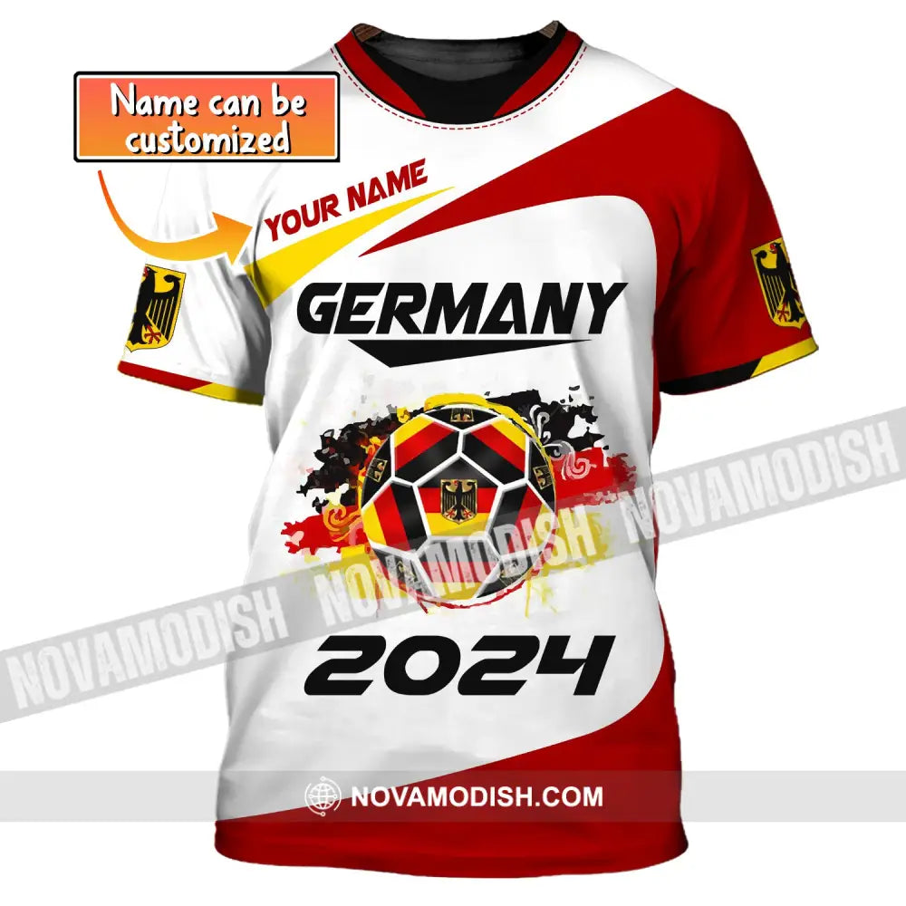 Unisex Shirt Custom Name Germany T-Shirt German Polo Love Gift