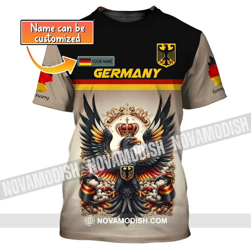 Unisex Shirt Custom Name Germany T-Shirt German Polo Love Gift