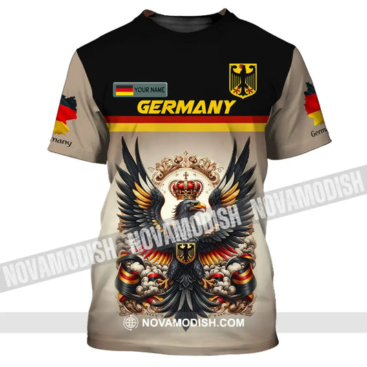 Unisex Shirt Custom Name Germany T-Shirt German Polo Love Gift / S