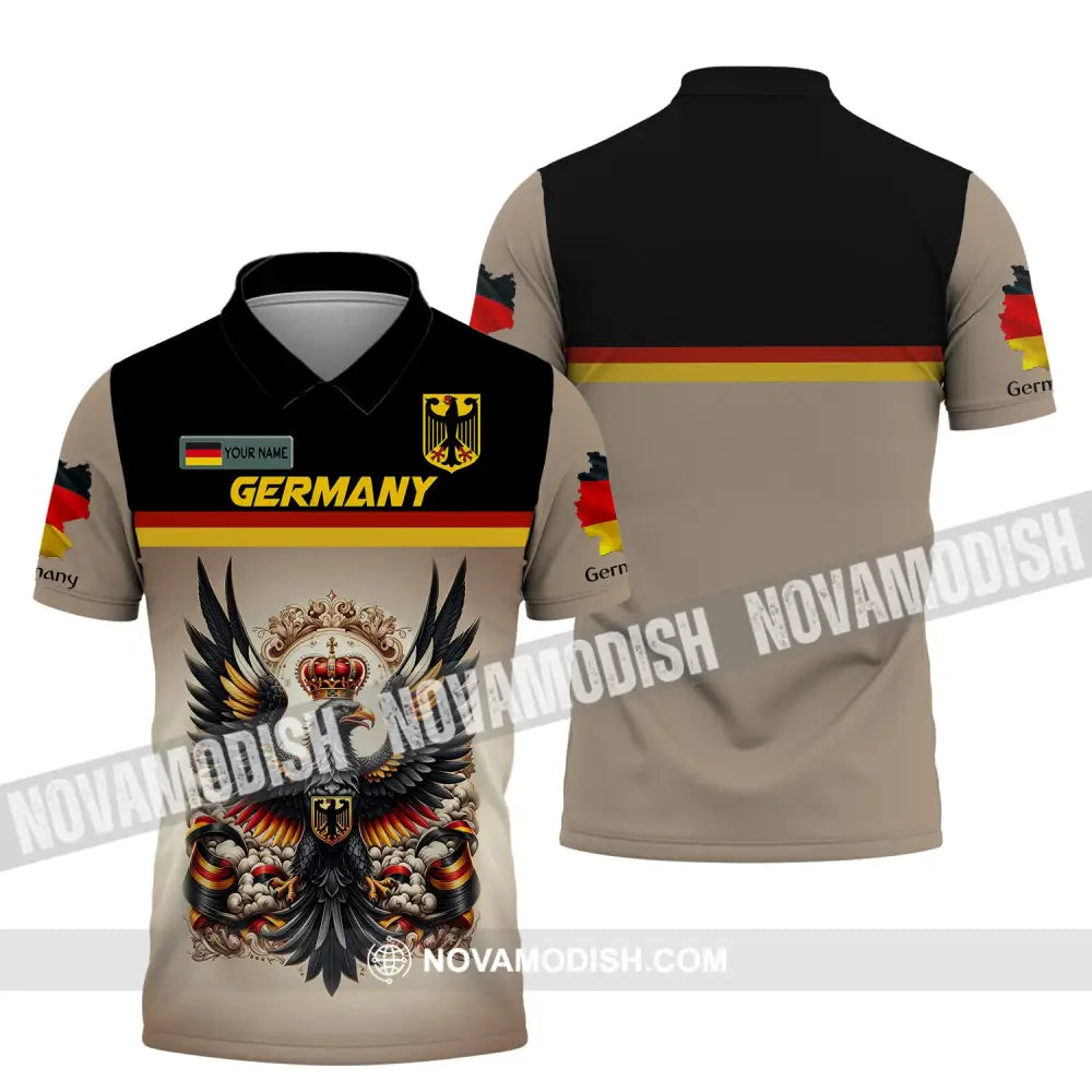 Unisex Shirt Custom Name Germany T-Shirt German Polo Love Gift / S