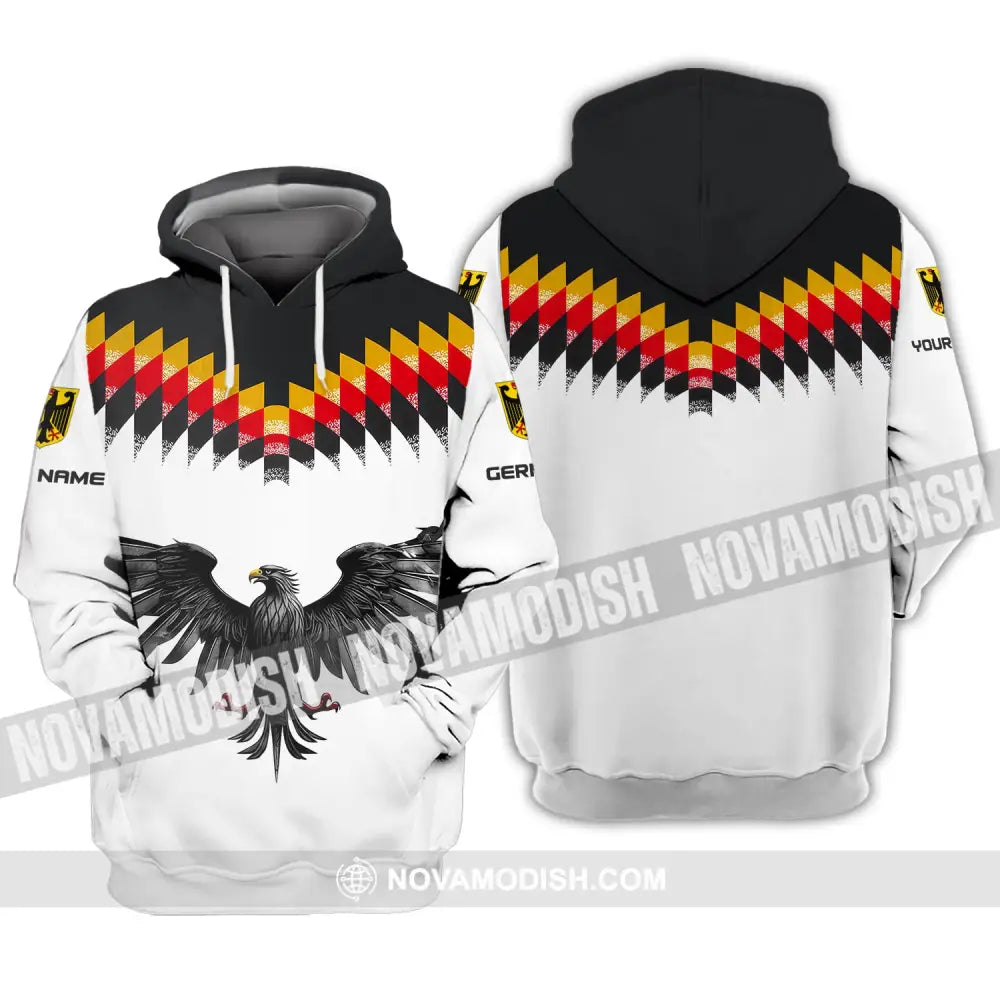 Unisex Shirt Custom Name Germany T-Shirt German Pride Gift Hoodie / S