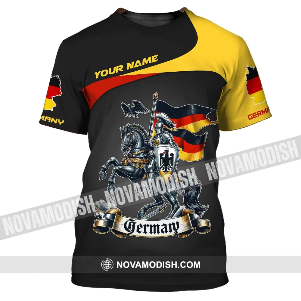 Unisex Shirt Custom Name Germany T-Shirt German Pride Gift / S