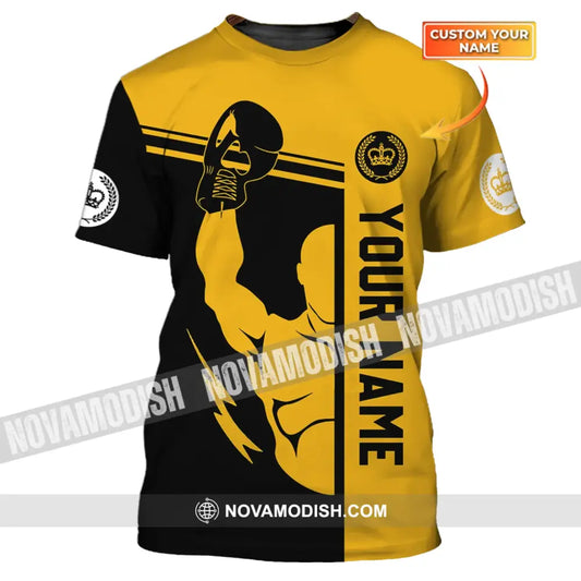 Unisex Shirt - Custom Name Shirt - Gift For Boxing Lover Logo Name Shirt T-shirt