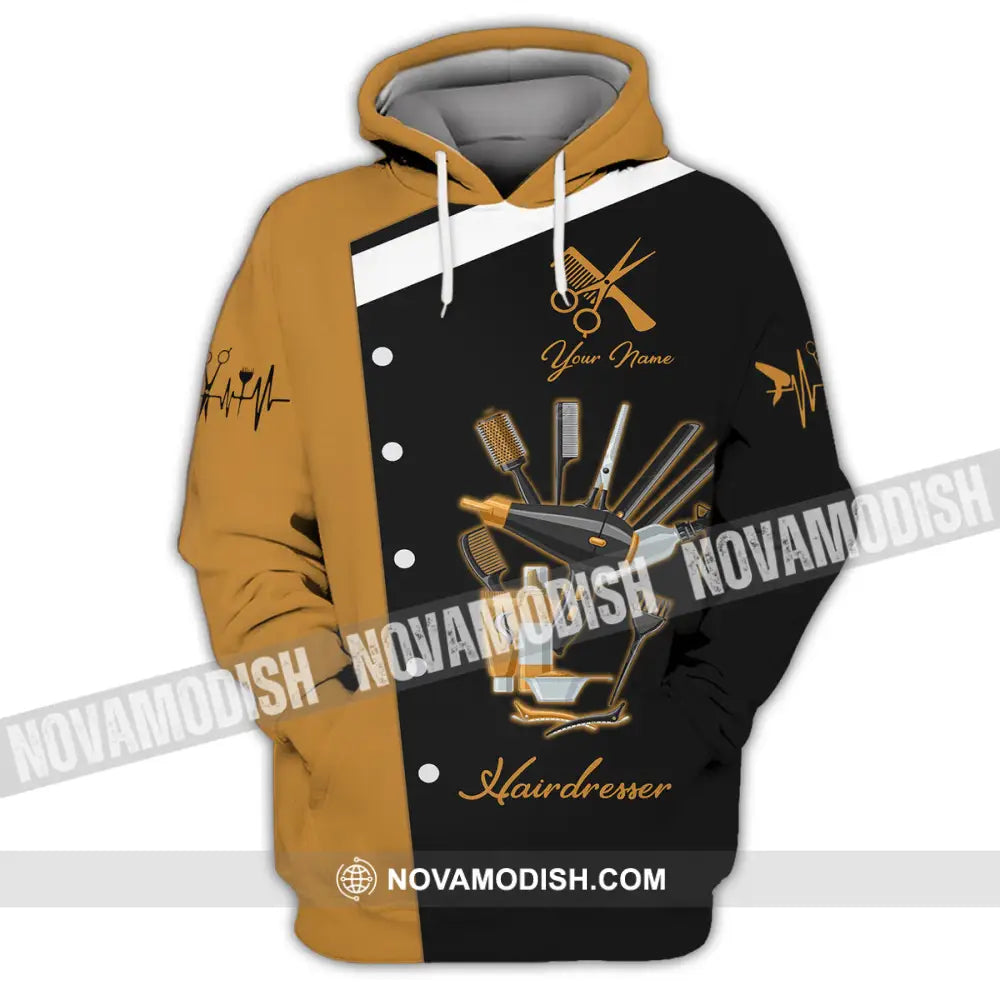 Unisex Shirt - Custom Name Shirt - Gift For Hairdresser Hoodie / S T-shirt