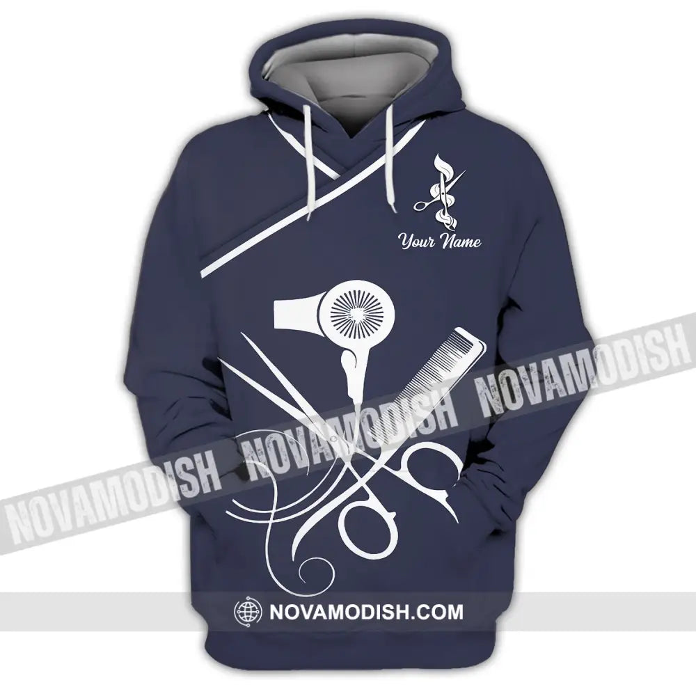 Unisex Shirt - Custom Name Shirt - Gift For Hairdresser Lover Custom Name Hairdresser Shirt Hoodie / S T-shirt