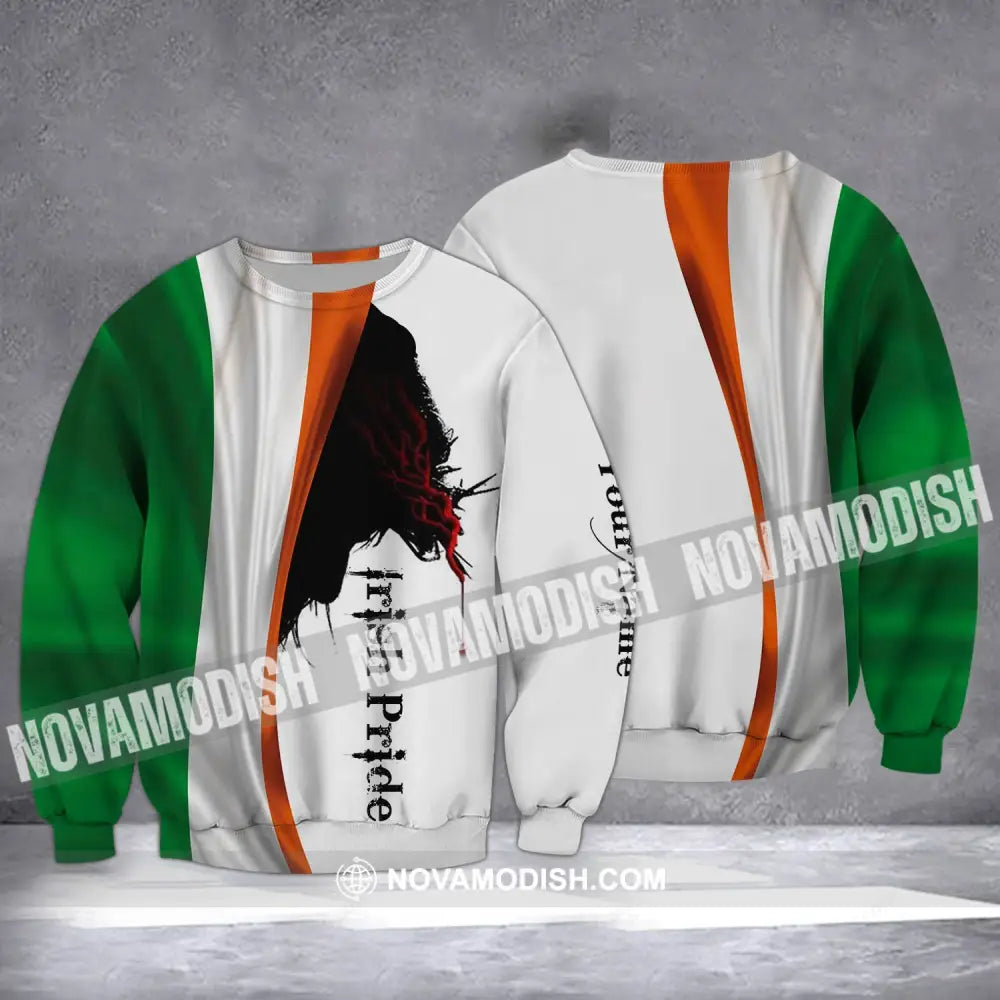 Unisex Shirt - Custom Name Shirt - Gift For Patrick’s Day Happy Saint Patrick’s Day Long Sleeve / S T-shirt