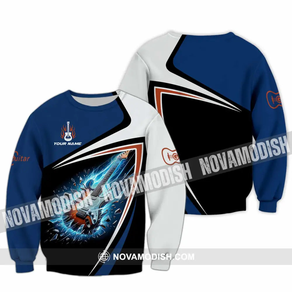 Unisex Shirt Custom Name Guitarist Guitar Lover Gift Long Sleeve / S T-Shirt