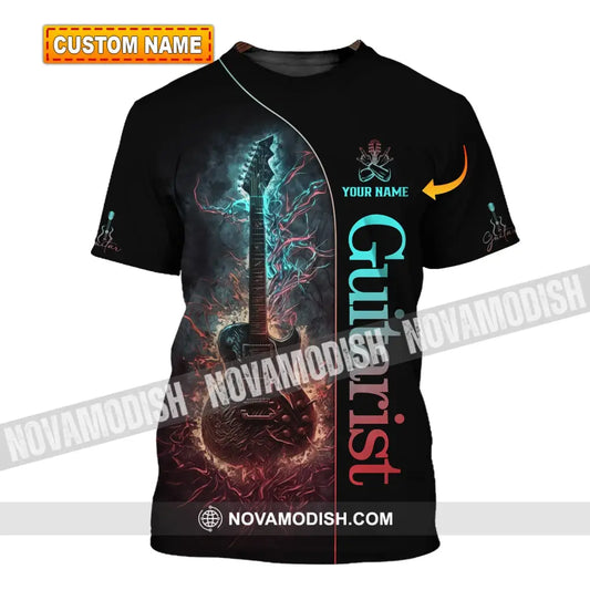 Unisex Shirt Custom Name Guitarist Guitar Lover Gift T-Shirt