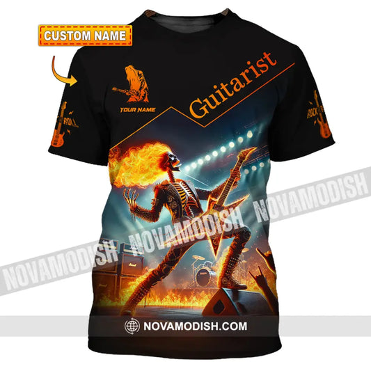 Unisex Shirt Custom Name Guitarist Love T-Shirt T-Shirt