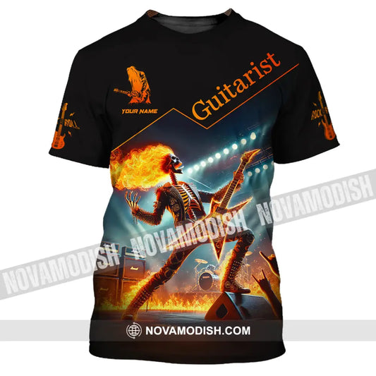 Unisex Shirt Custom Name Guitarist Love T-Shirt / S T-Shirt