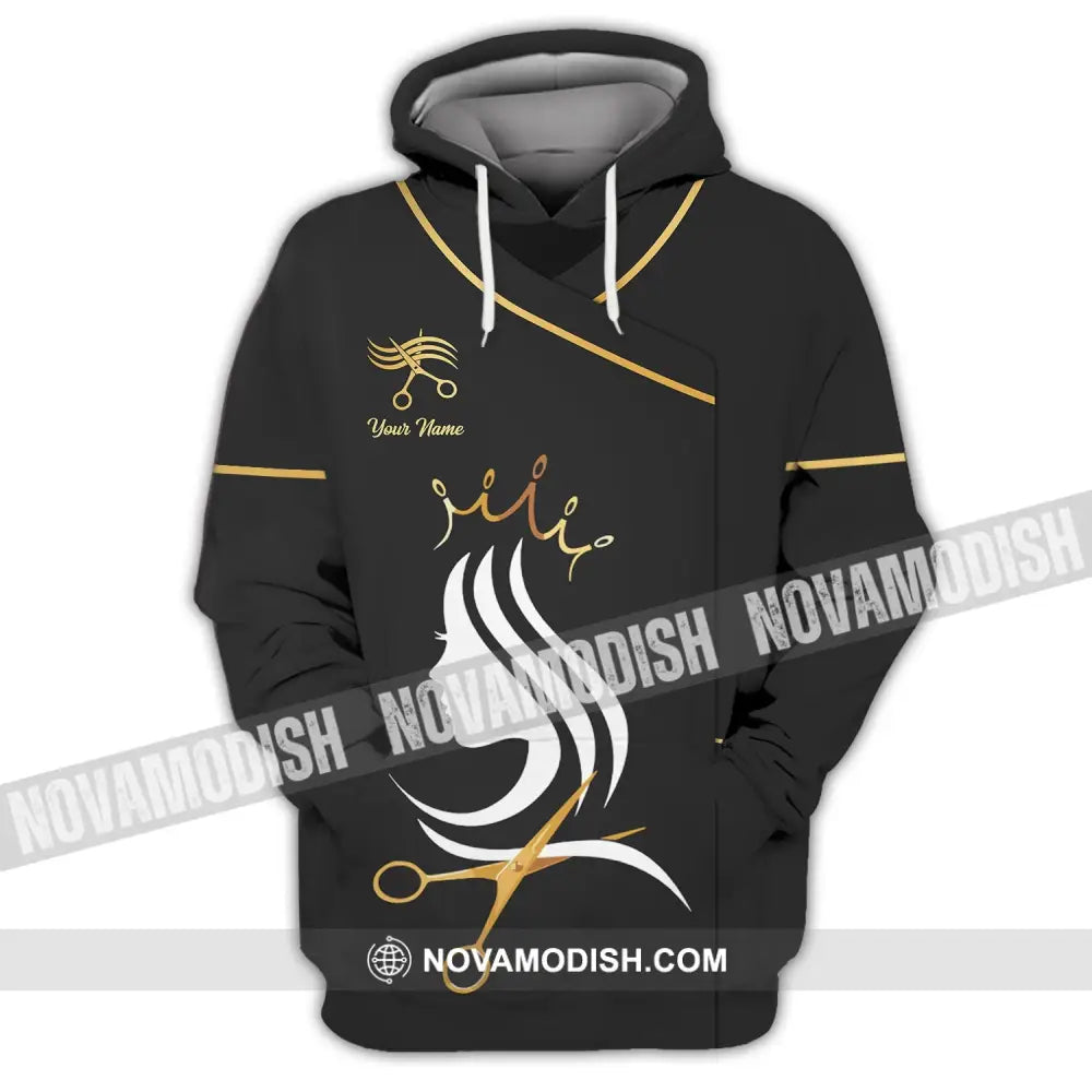 Unisex Shirt - Custom Name Shirt - Hairdresser For Queen Hoodie / S T-shirt