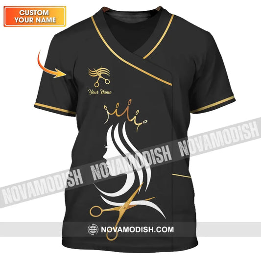 Unisex Shirt - Custom Name Shirt - Hairdresser For Queen T-shirt