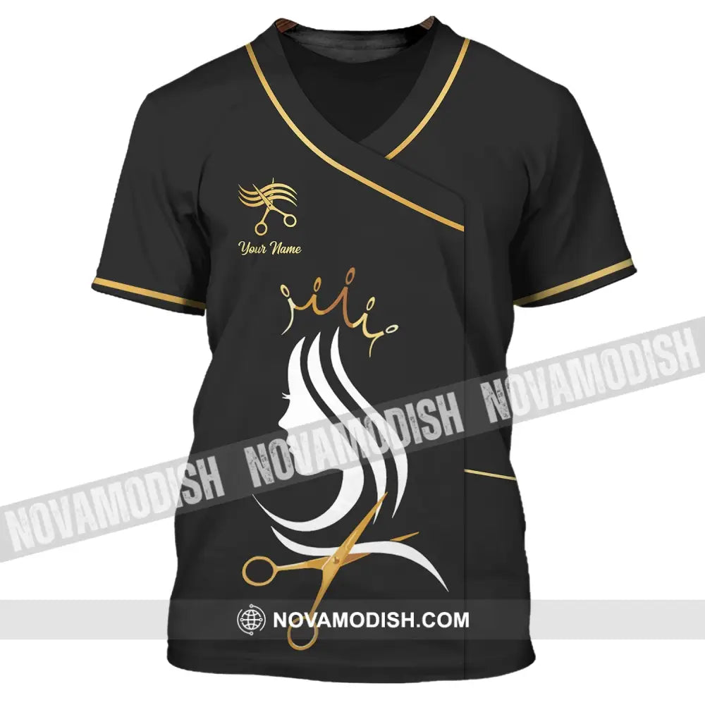 Unisex Shirt - Custom Name Shirt - Hairdresser For Queen T-Shirt / S T-shirt