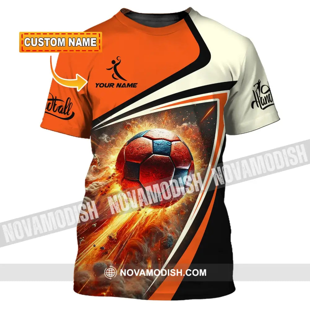 Unisex Shirt Custom Name Handball Love T-Shirt T-Shirt