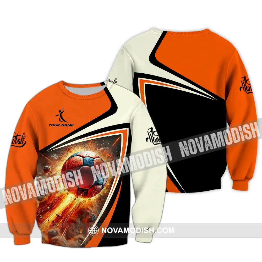 Unisex Shirt Custom Name Handball Love T-Shirt Long Sleeve / S T-Shirt