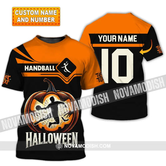 Unisex Shirt - Custom Name Handball Player T-Shirt