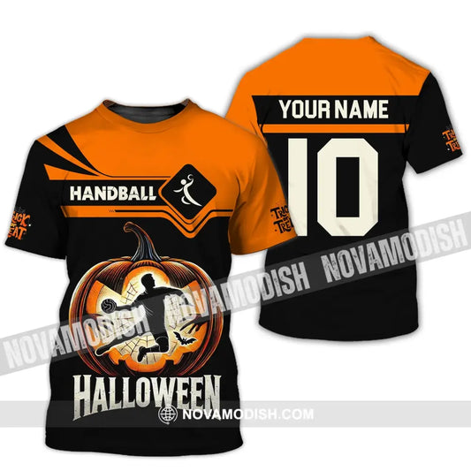 Unisex Shirt - Custom Name Handball Player T-Shirt / S T-Shirt